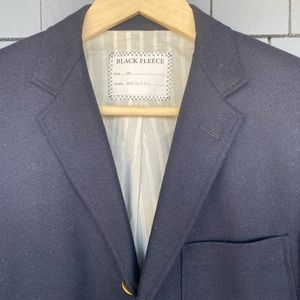 Brooks Brothers Black Fleece Thom Browne Navy Wool Flannel Blazer BB1 38S USA